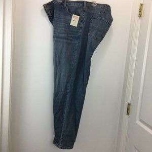 NEW Signature By Levi Strauss & Co Mens Bootcut Blue Denim Jeans 50 X 30